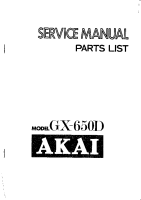 Akai GX-650-D-Schematic 